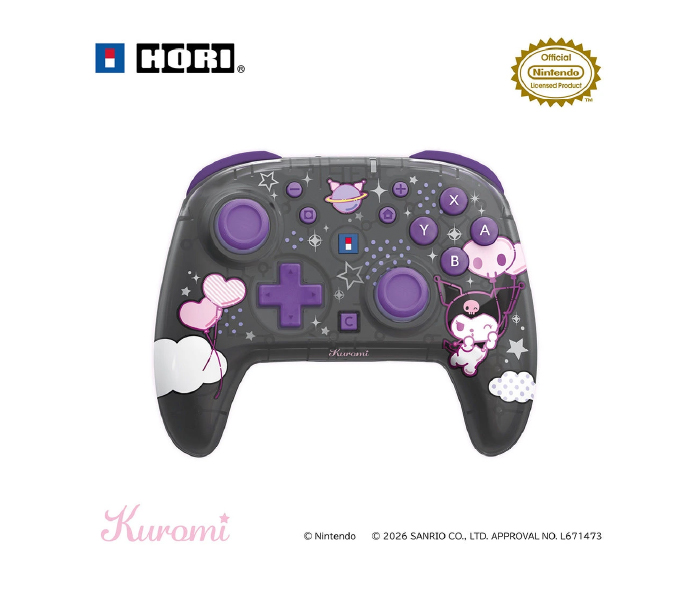 Wireless Horipad TURBO for Nintendo Switch 2 (Kuromi)